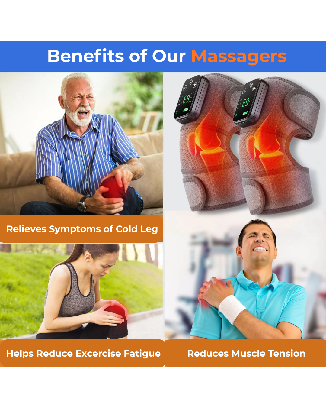 SafeTemp™ - Heated Electric Massager